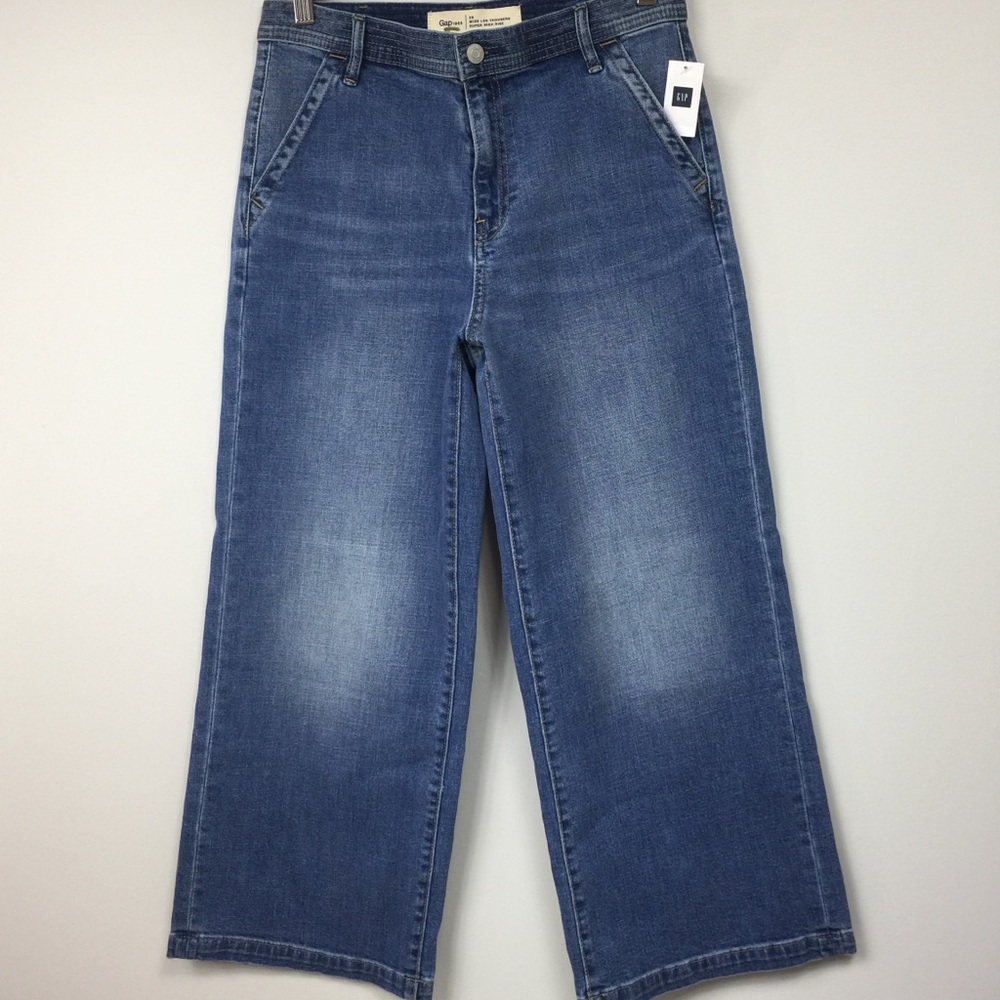 Gap wide leg trousers super high rise 24,29,27T - Picture 2 of 8